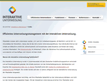 Tablet Screenshot of interaktiveunterweisung.com